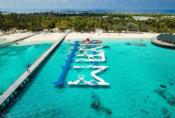 waterpark fun at sun siyam